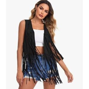 NEW Women's Tassel Sleeveless Vest